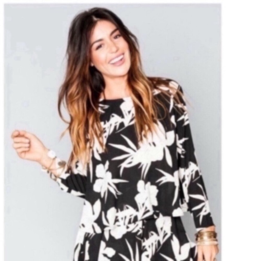 Show Me Your Mumu Lily Collins Floral Blouse